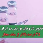تجویز داروهای تزریقی در کشور سقف مجاز را رد کرد