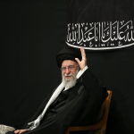 مراسم عزاداری شب عاشورای حسینی‌ علیه‌السلام با حضور مقام معظم رهبری برگزار شد