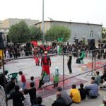 تعزیه عاشورایی در مزار شهدای لالجین اجرا شد