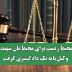 محیط زیست برای محیط بان شهید، وکیل پایه یک دادگستری گرفت
