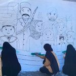 الهامبخش نقاشی امید در کوچههای داغدیده