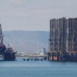 حمله اوکراین به سکوی نفتی روسیه در دریای خزر